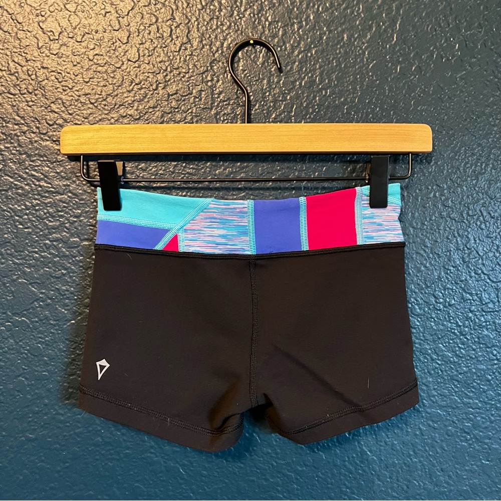 Ivivva, {Lululemon’s brand for girls} Rhythmic shorts.  Reversible.